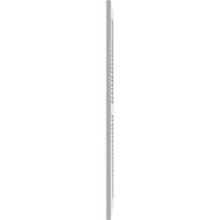 Cresswell rasvjeta 22 glam srebrna živa geometrijska staklena staklena stolna svjetiljka s lanenom nijansom, LED