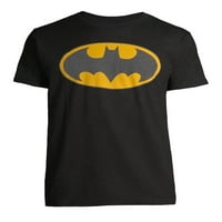 Batman Classic Shield Men and Big Men's Grafička majica
