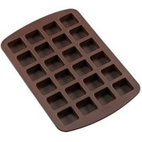 Sorbus šupljina Silikonski brownie kvadrativi za pečenje kalupa, neljepljive se, lako čisti, pećnica, mikrovalna