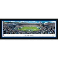 Punjači iz San Diega-Dvorišna linija na stadionu Amech-ispis Panorama NFL Amech s odabranim okvirom i jednostrukom