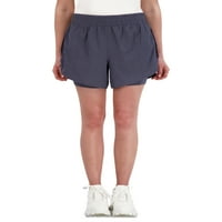 Ženske kratke hlače za trčanje s bočnim zavojima i biciklističkom podstavom