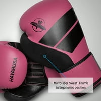 Hayabusa s bokserskim rukavicama W rukom, ružičasta 12oz
