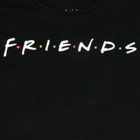Prijatelji djevojke prevelike grafičke majice, veličine 4-18
