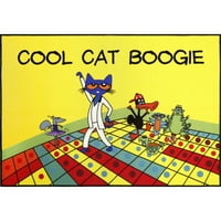 Mačka cool boogie dječja prostirka prostirka