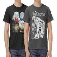 Inuyasha muške i velike muške majice Marvel grafičke majice, 2-pack, veličine S-3xl, muške anime majice