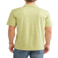 Muška polo majica od dresa s printom po cijelom tijelu