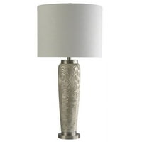 Čelična stolna svjetiljka - Srebrni čelik i poli smola
