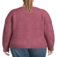 Terra & Sky Women's Plus veličine V-izrez džemper