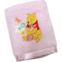 Disney - Pooh Dreamy Plish pokrivač, ružičasta