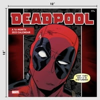 Trendovi International Marvel Deadpool Wall Calendar & Pushpins