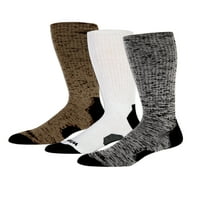 Wangler muški performans par puni jastuk vlage vlage za čišćenje čarapa s kompresijskim lukom 10- čarape 6- cipela