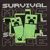 Minecraft Boys za vezanje grafičke majice boje, 2-pack, veličine xs-xxl