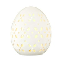 Način da se proslavi uskrsni veliki keramički vođeni dekor bijelog jaja