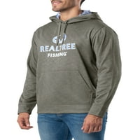 Realtree ribolovni muški logotip kapuljača