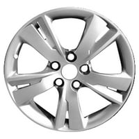 Obnovljeni OEM aluminijski legura kotača, lagani hipersilver Cijeno lice, odgovara 2011- Saab 9-5