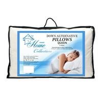 Dolje alternativni hipoalergenski jastuk s bijelim krevetom Premium Pack