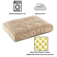 Pseći krevet s uklonjivim poklopcem-Ortopedski krevet u stilu za jaje za kućne ljubimce-krevet za pse i krevet bez