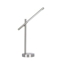 CRESSWELL LIVANJE 17.75 Moderni četkani nikl podesivi zatamnjivi LED minimalistički stolni stol lampica