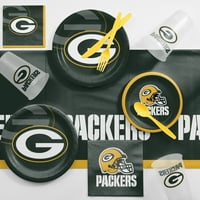 Green Bay Packers okrugli papirnati tanjuri za deserte računaju za goste