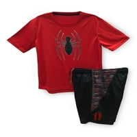 Komplet majica i kratkih hlača s uzorkom Spider-Man-a za dječake 2-dijelni komplet odjeće veličine 4-12