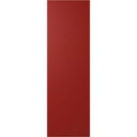Ekena Millwork 15 W 55 H True Fit PVC dijagonalni sloj moderni stil Fiksni nosač, vatra crvena