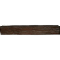 Ekena Millwork 8 H 10 D 36 W Riverwood Fau Wood Kamin Mantel, Premium Hickory
