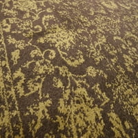 Jedinstveni tkalački tkalački stak 5 '8' Brown Vintage Victoria Area tepiha
