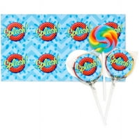 Splashin 'bazen party lollipop favorit komplet