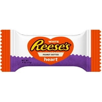 Hershey's Reese's Valentine's White Crème prekriven srcima od kikirikijevog maslaca, 10. Oz