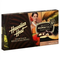 Havajski domaćin Alohamaks s orasima makadamije prekrivenim tamnom čokoladom, unce, količina
