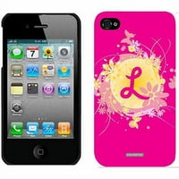 Funky Floral L dizajn na Apple iPhoneu 4 4s ThinShield Snap-on cose Covero