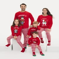 Usklađivanje obiteljske božićne pidžame dvodijelne pidžame set