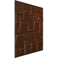 Ekena Millwork 5 8 W 5 8 h Moderni kvadratni Endurawall Dekorativni 3D zidna ploča, Univerzalna starska metalna