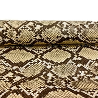 Shason Textile 54 poliester fau zmija kože kože zanatska tkanina po dvorištu, taupe
