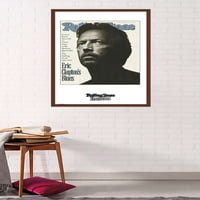 Časopis - Poster Erica Claptona na zidu, 22.375 34