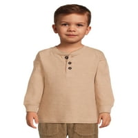 Easy-Peasy mališani majica s dugim rukavima Henley majica, veličine mjeseci-5t