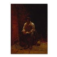 Zaštitni znak likovna umjetnost 'Gospodin je moj pastir' platno umjetnost Eastmana Johnsona