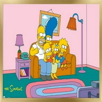 Plakat na zidu Simpsona na kauču, 14.725 22.375