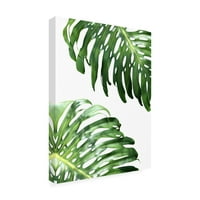 Zaštitni znak likovna umjetnost 'Double Philodendron' platno umjetnost Lexie Gree