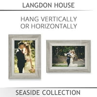 Langdon House sivi okvir za slike, stil zemlje, paket, morska kolekcija