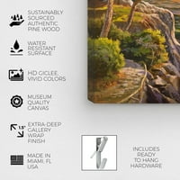 Wynwood Studio Priroda i pejzažni zidni umjetnički platneni otisci 'sai - zalazak sunca 1ad2552' Sunrise i zalasci