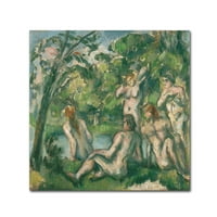 Zaštitni znak likovne umjetnosti 'kupači' platno umjetnost Cezanne