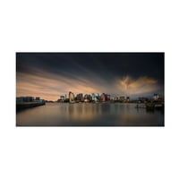 Miki Joven 'Boston Skyline' Canvas Art