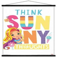 Nickelodeon Sunčani dan - Misli zidni plakat s drvenim magnetskim okvirom, 22.375 34