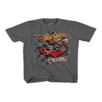 Hot Wheels Boys Retro Linep Grafička majica, 2-pak, veličine 4-18