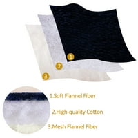 Jedinstvene ponude reverzibilni slojevi runo pokrivač tamnoplava kraljica-78 90