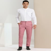 Jedinstvene ponude muške karirane tiskane tvrtke casual provjerene hlače