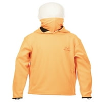 RealTree Blaze narančasta puloverska kapuljača za izvedbu mladića s vratnim hodom