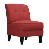 Thornton stolica bez naslona za ruke u Crvenoj posteljini od menija