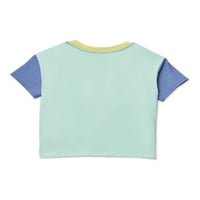 Reebok Girls osvjetljava Slinky Jersey obrezana aktivna majica, 2-pack, veličine 4-18